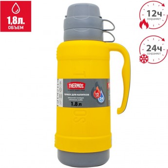 Термос для напитков THERMOS PICNIC 40-180 1,8 л, желтый
